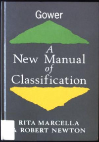 A New Manual of Classification