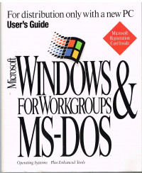 Microsoft WINDOWS FOR WORKGROUPS & MS-DOS