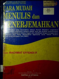 Paket Belajar Mandiri DWI BAHASA INDONESIA-INGGRIS Cara Mudah Menulis Dan Menerjemahkan