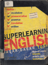 SUPER LEARNING ENGLISH DASAR-DASAR TOEFL