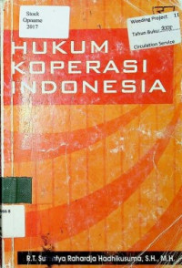 HUKUM KOPERASI INDONESIA