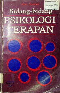 Bidang-bidang PSIKOLOGI TERAPAN