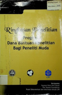 Ringkasan Penelitian: Program Dana Bantuan Penelitian Bagi Peneliti Muda