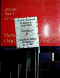 Managerial Economics and ORGANIZATIONAL ARCHITECTURE