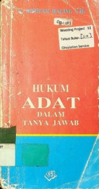 HUKUM ADAT DALAM TANYA JAWAB