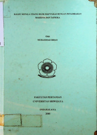 KALDU KEPALA UDANG BLOK SIAP PAKAI DENGAN PENAMBAHAN MAIZENA DAN TAPIOKA