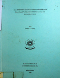 KARAKTERISTIK BUAH DUKU SETELAH PERENDAMAN DALAM LARUTAN KALSIUM KLORIDA (CaCI2) DAN PERLAKUAN PANAS