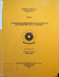 PERANAN MANAJEMEN PENGENDALIAN MUTU AIR PADA PDAM TIRTA MUSI PALEMBANG