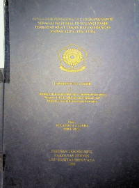 PENGARUH PENGGUNAAN CANGKANG SAWIT SEBAGAI MATERIAL PENGGANTI PASIR TERHADAP KUAT TEKAN BATAKO DENGAN KADAR 12,5%; 15%; 17,5%