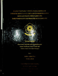 KAJIAN TENTANG TUNTUTAN (CLAIM) DALAM INDUSTRI KONSTRUKSI SERTA KECENDERUNGANNYA MENJADI PERSELISIHAN (DISPUTE) DARI PERSPEKTIF KONTRAKTOR DI PALEMBANG