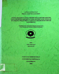 MEMAHAMI PERILAKU MENGKONSUMSI MAKANAN CEPAT SAJI PELAJAR SMA NEGERI 11 PALEMBANG BERDASARKAN THE THEORY OF REASONED ACTION