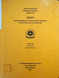 ANALISIS PENERIMAAN PAJAK HOTEL DAN RESTORAN DI KABUPATEN OGAN KOMERING ILIR
