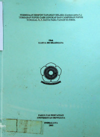 PERBEDAAN RESPON TANAMAN SELADA (Lactuca sativa L.) TERHADAP PUPUK CAIR LENGKAP DAN CAMPURAN PUPUK TUNGGAL N, P, DAN K PADA TANAH ULTISOL