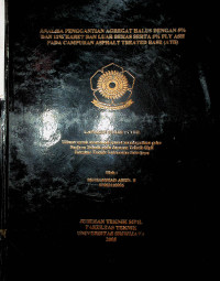 ANALISA PENGGANTIAN AGREGAT HALUS DENGAN 5% DAN 12% KARET BAN LUAR BEKAS SERTA 5% FLY ASH PADA CAMPURAN ASPHALT TREATED BASE (ATB)