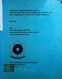 KEEFEKTIFAN MODEL MASYARAKAT BELAJAR (LEARNING COMMUNITY) DALAM PEMBELAJARAN MENULIS TEKS PIDATO TERHADAP SISWA KELAS X SMA NEGERI 1 INDERALAYA