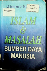 ISLAM & MASALAH: SUMBER DAYA MANUSIA