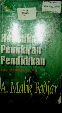 Holistika Pemikiran Pendidikan