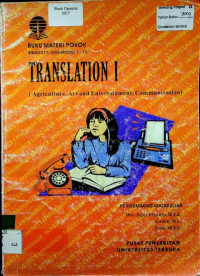 TRANSLATION I: BUKU MATERI POKOK BING 3317/4SKS/MODUL 1- 12