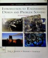 INTRODUCTION TO ENGINEERING DESIGN AND PROBLEM SOLVING , SECOND EDITION