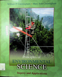 Principles of ENVIRONMENTAL SCIENCE: Inquiry and Applications