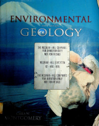 ENVIRONMENTAL GEOLOGY, SIXTH EDITION