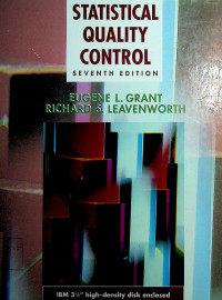STATISTICAL QUALITY CONTROL, SEVENTH EDITION