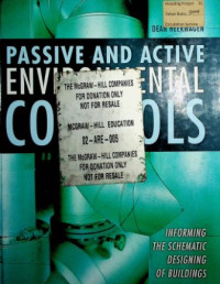 PASSIVE AND ACTIVE ENVIRONMENTAL CONTROLS: INFORMING THE SCHEMATICS DESIGNING OF BUILDINGS
