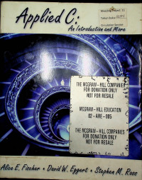 Applied C : An Introduction and More