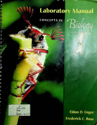 Laboratory Manual : Concepts In Biology