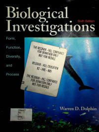 Biological Investigations, sixth edition