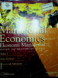 Managerial Economics Ekonomi Manajerial dalam perekonomian global, Buku 2,  Edisi Kelima