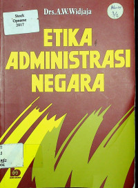 ETIKA ADMINISTRASI NEGARA