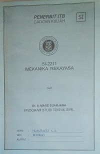 SI-2211 MEKANIKA REKAYASA