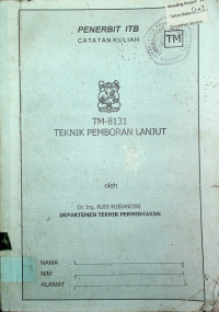 TEKNK PEMBORAN LANJUT