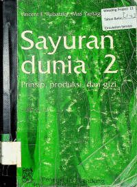 Sayuran dunia 2: Prinsip, produksi, dan gizi EDISI KEDUA