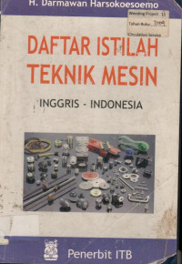 DAFTAR ISTILAH TEKNIK MESIN INGGRIS-INDONESIA