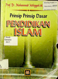 Prinsip-Prinsip Dasar PENDIDIKAN ISLAM