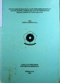 INVENTARISASI SERANGGA YANG BERASOSIASI DENGAN TANAMAN BUNGA PUKUL DELAPAN DI PERKEBUNAN KELAPA SAWIT PT. TANIA