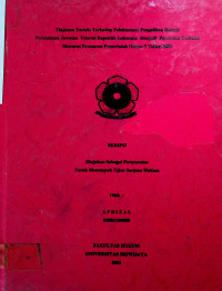 TINJAUAN YURIDIS TERHADAP PENGALIHAN BENTUK PERUSAHAAN JAWATAN (PERJAN) TVRI MENJADI PT. TVRI (PERSERO) MENURUT PERATURAN PEMERINTAH NOMOR 9 TAHUN 2002