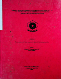 PERANAN KPK (KOMISI PEMBERANTASAN KORUPSI) MENURUT UU NOMOR 30 TAHUN 2002 DALAM PEMBERANTASAN KORUPSI (TRIGGER MECHANISM) DI INDONESIA