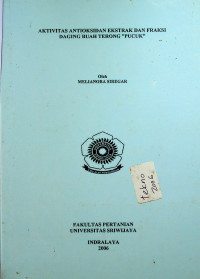 AKTIVITAS ANTIOKSIDAN EKSTRAK DAN FRAKSI DAGING BUAH TERONG 