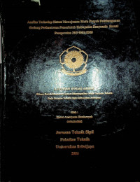 ANALISA TERHADAP SISTEM MANAJEMEN MUTU PROYEK PEMBANGUNAN GEDUNG PERKANTORAN PEMERINTAH KABUPATEN BANYUASIN SESUAI PERSYARA TAN ISO 9001:2000