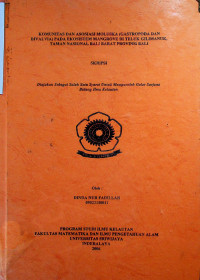 KOMUNITAS DAN ASOSIASI MOLUSKA (GASTROPODA DAN BIVALVIA) PADA EKOSISTEM MANGROVE DI TELUK GILIMANUK, TAMAN NASIONAL BALI BARAT PROVINSI BALI