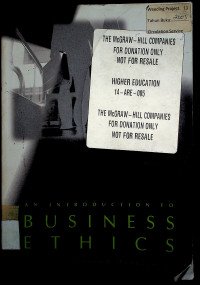 AN INTRODUCTION TO BUSINESS ETHICS