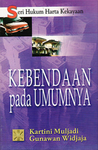 KEBENDAAN pada UMUMNYA