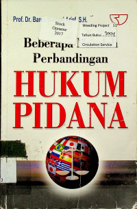 Beberapa Masalah : PERBANDINGAN HUKUM PIDANA