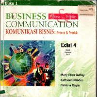 BUSINESS COMMUNICATION: Process & Product Edisi 4 Buku 1