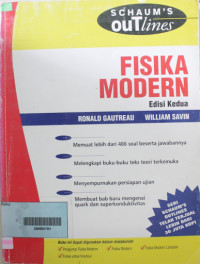 SCHAUM'S ouTlines : FISIKA MODERN, Edisi Kedua