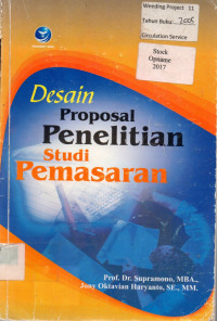 Desain Proposal Penelitian Studi Pemasaran