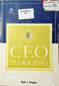 CEO BLOGGING